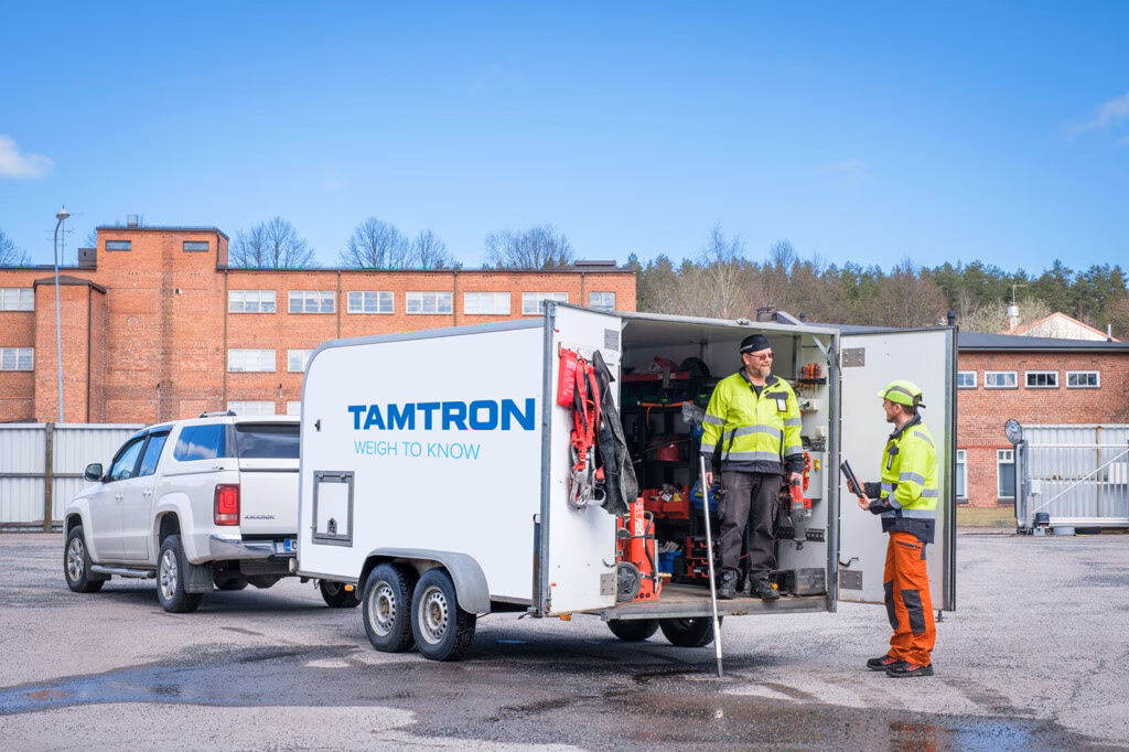El servicio de mantenimiento de Tamtron asegura el rendimiento impecable de las balanzas de Yara Finland.